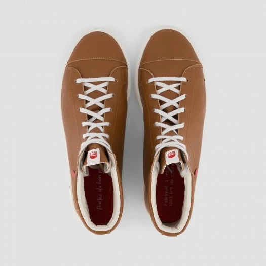 1083 SNEAKERS MONTANTES 951 Cuir Camel Unisexe 6 1083 SNEAKERS MONTANTES 951 Cuir Camel Unisexe - Image 4