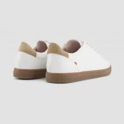 1083 SNEAKERS BASSES 912 Cuir Blanc/naturel Unisexe 8 1083 SNEAKERS BASSES 912 Cuir Blanc/naturel Unisexe -1083 boutique ah21 912 blanc naturel dos