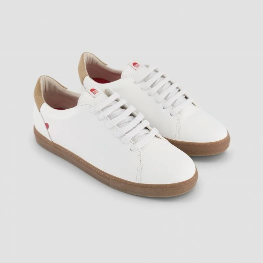 1083 SNEAKERS BASSES 912 Cuir Blanc/naturel Unisexe 3 1083 SNEAKERS BASSES 912 Cuir Blanc/naturel Unisexe - Image 2