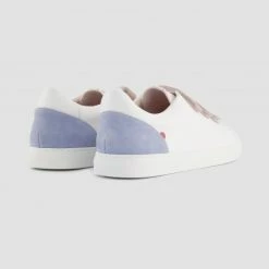 1083 SNEAKERS BASSES 913 Cuir Lilas Unisexe 10 1083 SNEAKERS BASSES 913 Cuir Lilas Unisexe -1083 boutique ah21 913 blanc lilas dos