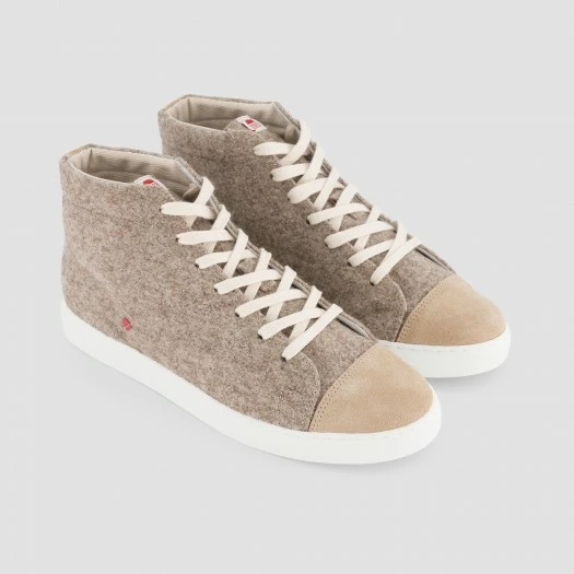 1083 SNEAKERS MONTANTES 954 Laine Grege Unisexe 4 1083 SNEAKERS MONTANTES 954 Laine Grege Unisexe - Image 2