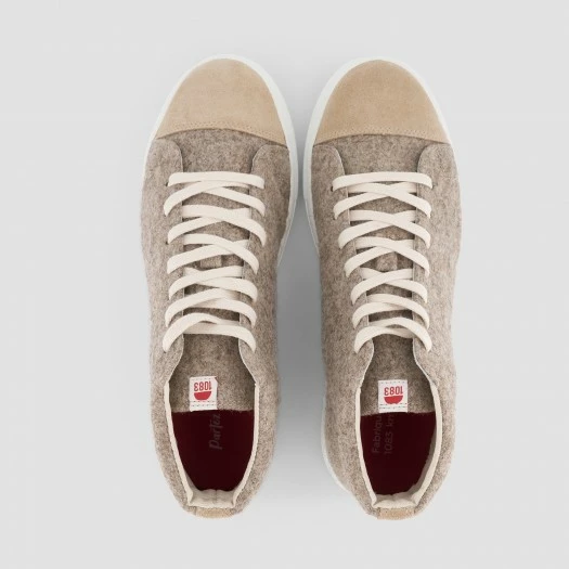 1083 SNEAKERS MONTANTES 954 Laine Grege Unisexe 6 1083 SNEAKERS MONTANTES 954 Laine Grege Unisexe - Image 4