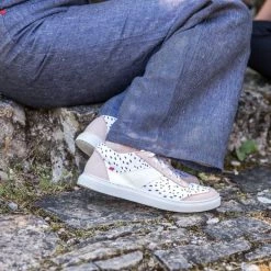 1083 SNEAKERS BASSES 903 Coton Bio Pavot/blanc Unisexe -1083 boutique ambiance 256 lin 0000 plein pied 0000 256 lin