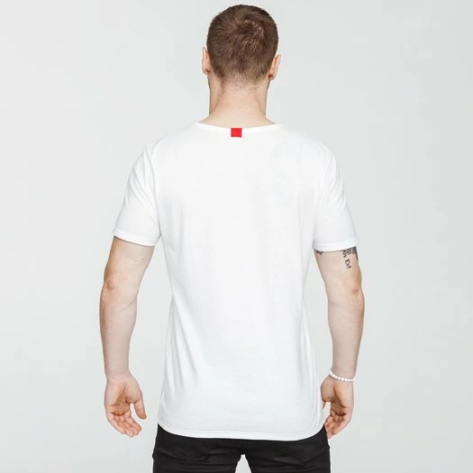 1083 T-SHIRT 320 AVENTURE Coton Bio Blanc Homme 4 1083 T-SHIRT 320 AVENTURE Coton Bio Blanc Homme - Image 3