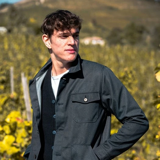 1083 VESTE DROITE 781 INFINI HOPAAL Recyclee Superdenim Bleu Homme 6 1083 VESTE DROITE 781 INFINI HOPAAL Recyclee Superdenim Bleu Homme - Image 5