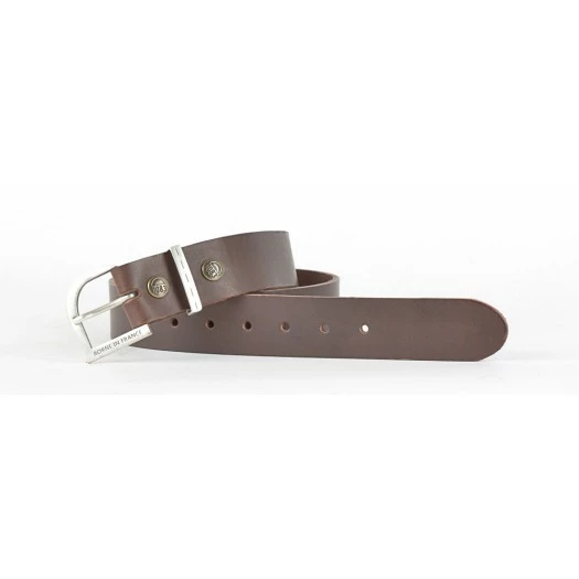 1083 CEINTURE BOUCLE BORNE 811 Cuir Marron Unisexe 4 1083 CEINTURE BOUCLE BORNE 811 Cuir Marron Unisexe - Image 2