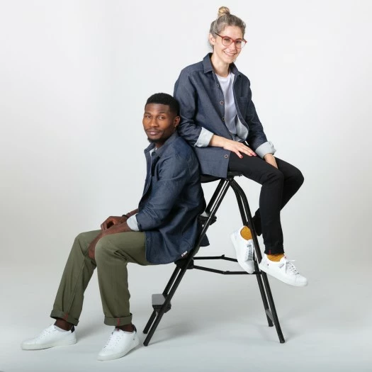 1083 SUR-CHEMISE 721 GOELAND LES HIRONDELLES Surcyclee Denimoriginal Bleu 6 1083 SUR-CHEMISE 721 GOELAND LES HIRONDELLES Surcyclee Denimoriginal Bleu - Image 5