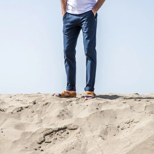 1083 CHINO AJUSTE 163 Coton Bio Filidenim Flex Uni Bleu Marine Homme 7 1083 CHINO AJUSTE 163 Coton Bio Filidenim Flex Uni Bleu Marine Homme - Image 6