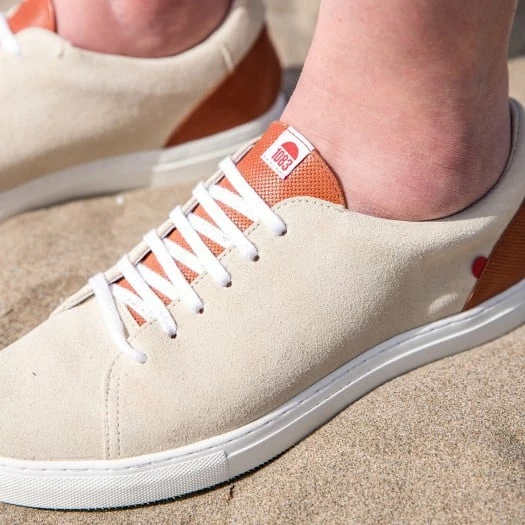 1083 SNEAKERS BASSES 912 Cuir Beige/terracotta Unisexe 8 1083 SNEAKERS BASSES 912 Cuir Beige/terracotta Unisexe - Image 6