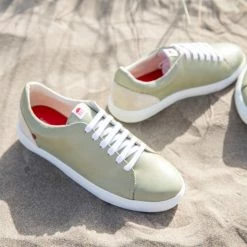 1083 SNEAKERS BASSES 912 Cuir Olive/beige Unisexe 12 1083 SNEAKERS BASSES 912 Cuir Olive/beige Unisexe -1083 boutique pe 21 chaussures 10