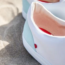 1083 SNEAKERS BASSES 912 Cuir Blanc/vert D'eau Unisexe 13 1083 SNEAKERS BASSES 912 Cuir Blanc/vert D'eau Unisexe -1083 boutique pe 21 chaussures 16