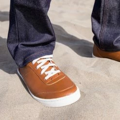 1083 SNEAKERS BASSES 902 Cuir Camel Unisexe -1083 boutique pe 21 suchemise les hirondelles 264sable 101suf 902camel 10