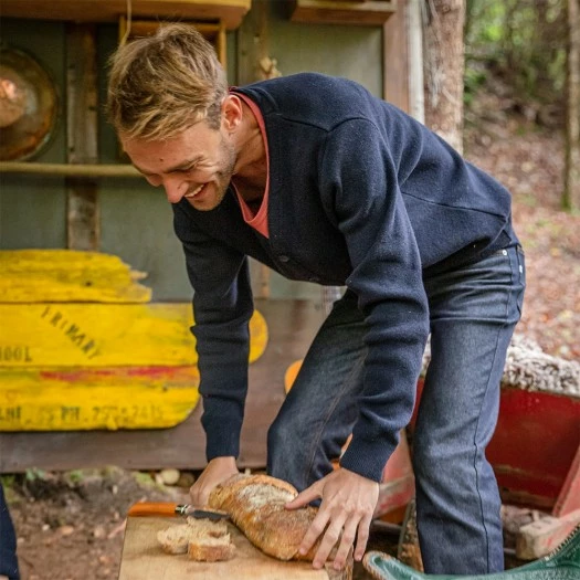 1083 JEANS DROIT 101 Coton Bio Superdenim Flex Indigo Brut Homme 9 1083 JEANS DROIT 101 Coton Bio Superdenim Flex Indigo Brut Homme - Image 7