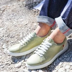 1083 SNEAKERS BASSES 912 Cuir Olive/beige Unisexe 13 1083 SNEAKERS BASSES 912 Cuir Olive/beige Unisexe -1083 boutique promo instagram instagram square post