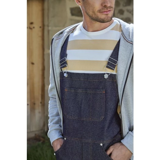 1083 SALOPETTE DROITE 571 Coton Bio Superdenim Flex Indigo Brut Unisexe 12 1083 SALOPETTE DROITE 571 Coton Bio Superdenim Flex Indigo Brut Unisexe - Image 10