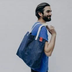 1083 CABAS 850 MME CHOUETTE LES HIRONDELLES Surcycle Bleu Unisexe 10 1083 CABAS 850 MME CHOUETTE LES HIRONDELLES Surcycle Bleu Unisexe -1083 boutique web les hirondelles x 1083 cabas chouette denim credit elisemorgan 161