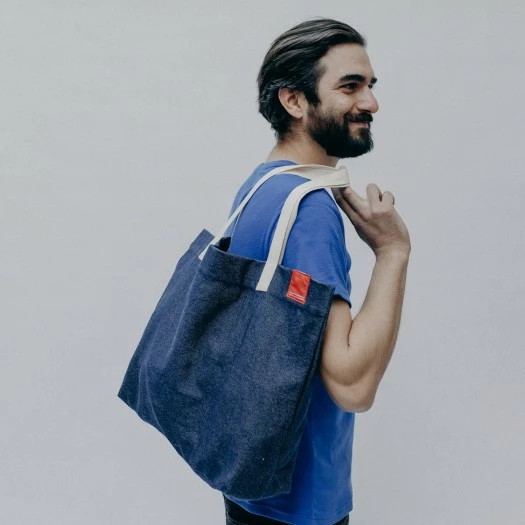 1083 CABAS 850 MME CHOUETTE LES HIRONDELLES Surcycle Bleu Unisexe 5 1083 CABAS 850 MME CHOUETTE LES HIRONDELLES Surcycle Bleu Unisexe - Image 3